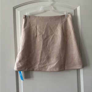 Cupshe Cream A-Line Skirt